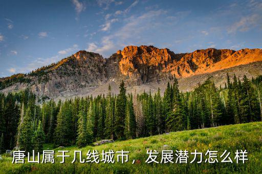 唐山屬于幾線城市，發(fā)展?jié)摿υ趺礃? class=
