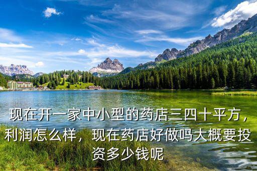 現(xiàn)在開一家中小型的藥店三四十平方，利潤(rùn)怎么樣，現(xiàn)在藥店好做嗎大概要投資多少錢呢