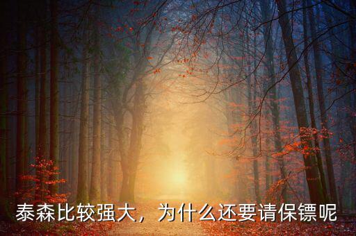 泰森比較強(qiáng)大，為什么還要請(qǐng)保鏢呢