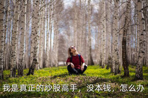 我是真正的炒股高手，沒本錢，怎么辦