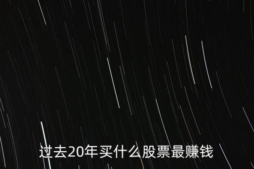過(guò)去20年買(mǎi)什么股票最賺錢(qián)