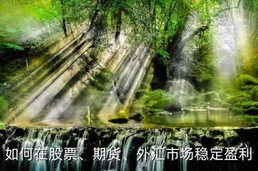 如何在股票、期貨、外匯市場穩(wěn)定盈利