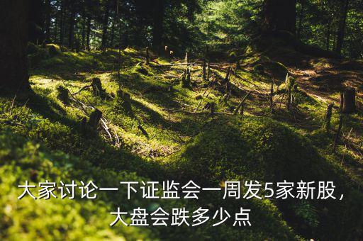 大家討論一下證監(jiān)會一周發(fā)5家新股，大盤會跌多少點