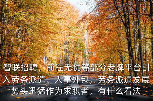企業(yè)為什么用前程無憂勞務派遣,勞務派遣發(fā)展勢頭迅猛