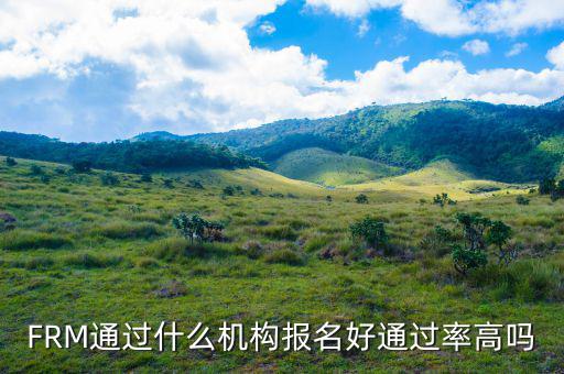 FRM通過什么機(jī)構(gòu)報名好通過率高嗎