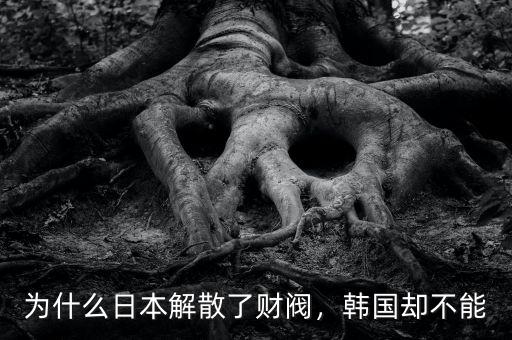 財閥為什么不會破產,為什么日本解散了財閥