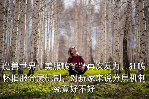 魔獸世界“美服噴子”再次發(fā)力，狂噴懷舊服分層機制，對玩家來說分層機制究竟好不好