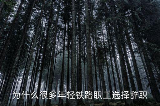 為什么很多年輕鐵路職工選擇辭職