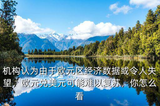 機構(gòu)認為由于歐元區(qū)經(jīng)濟數(shù)據(jù)或令人失望，歐元兌美元可能難以復蘇，你怎么看