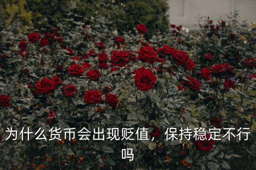 為什么貨幣會出現(xiàn)貶值，保持穩(wěn)定不行嗎