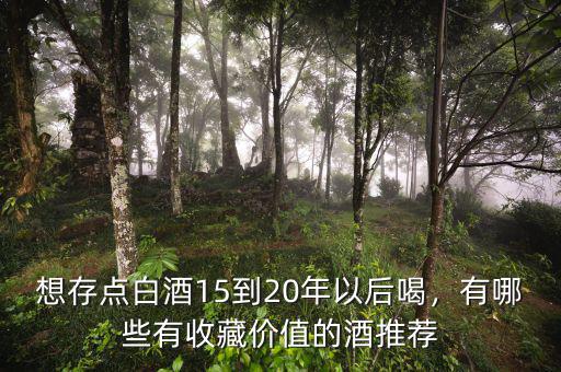 想存點(diǎn)白酒15到20年以后喝，有哪些有收藏價(jià)值的酒推薦