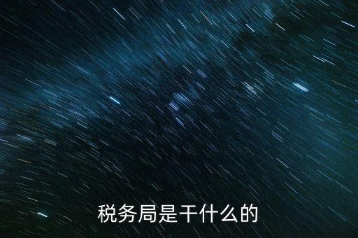 區(qū)國(guó)稅局干什么，稅務(wù)局是干什么的