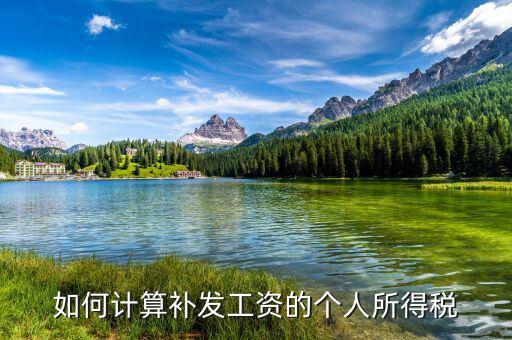 北京 工資補發(fā) 按照什么計稅，如何計算補發(fā)工資的個人所得稅