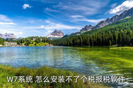 為什么下載不了個(gè)稅客戶端，W7系統(tǒng) 怎么安裝不了個(gè)稅報(bào)稅軟件