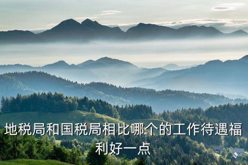 地稅局有什么福利，地稅局和國稅局相比哪個的工作待遇福利好一點
