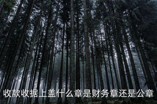 收據(jù)需要蓋什么章，開收據(jù)必須蓋章嗎蓋什么章需要交稅嗎