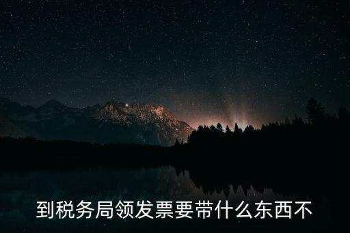 自助領(lǐng)發(fā)票需要什么資料，去稅務(wù)局領(lǐng)發(fā)票需要帶什么資料去