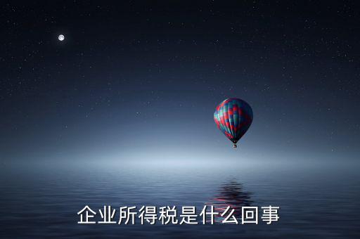 什么叫創(chuàng)業(yè)投資企業(yè)所得稅，企業(yè)所得稅是什么回事