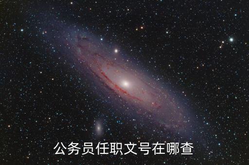 什么地方可以查任職文號，公務(wù)員任職文號在哪查