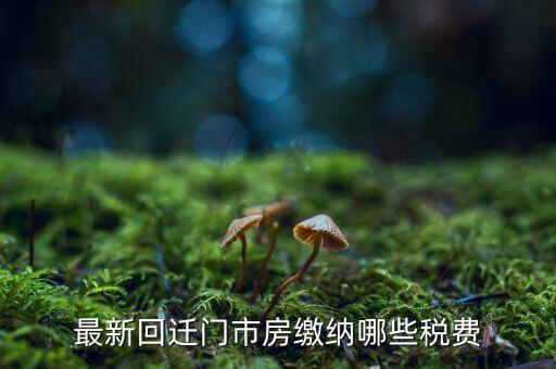 回遷房都繳納什么稅，買二手回遷房需要交哪些稅費