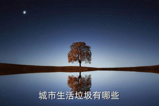 城市生活垃圾按照什么申報，城市生活垃圾有哪些