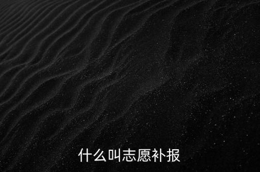 什么叫補申報，什么叫補充申報