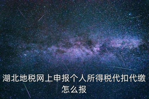 湖北地稅如何網(wǎng)上申報(bào)，湖北省地稅新的報(bào)稅系統(tǒng)里核定的公司稅種在申報(bào)表里面沒有看