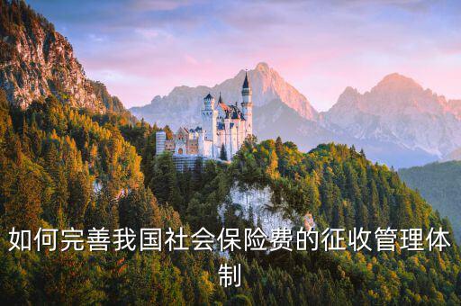 如何促進(jìn)社保費(fèi)征管，如何完善我國社會保險費(fèi)的征收管理體制