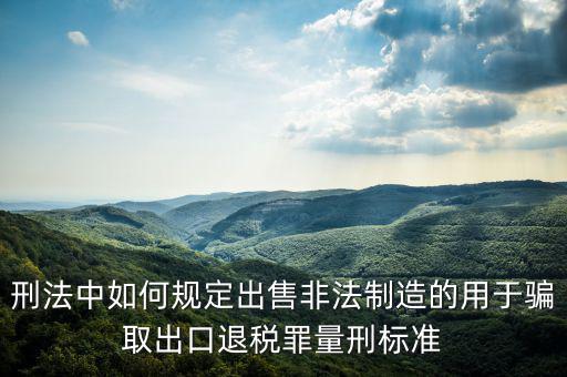 如何騙取出口退稅，請(qǐng)問(wèn)關(guān)于騙取出口退稅罪的認(rèn)定