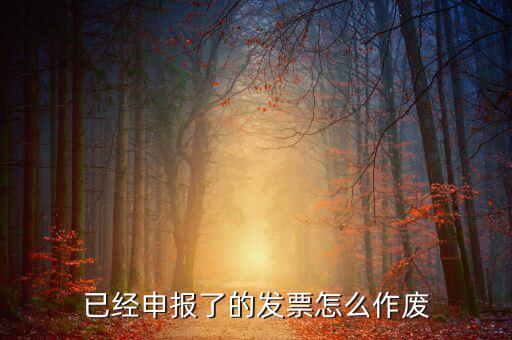 已抄稅發(fā)票如何作廢，已報(bào)送的普通增值稅發(fā)票怎么作廢