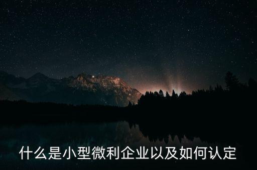 如何申請小微企業(yè)認(rèn)證，怎么申請辦理小微企業(yè)