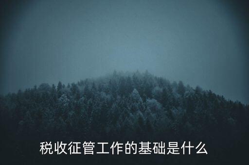 國(guó)稅如何夯實(shí)征管基礎(chǔ)，稅收征管工作的基礎(chǔ)是什么