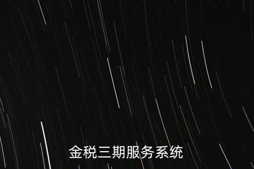 如何編制金稅三期系統(tǒng)查詢手冊，金稅三期服務(wù)系統(tǒng)