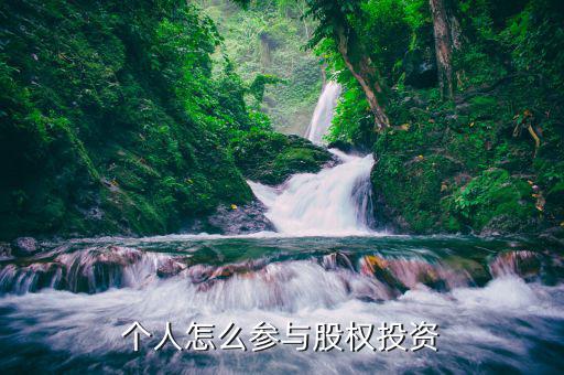 個人如何投資公司股權(quán)，個人如何投資股權(quán)