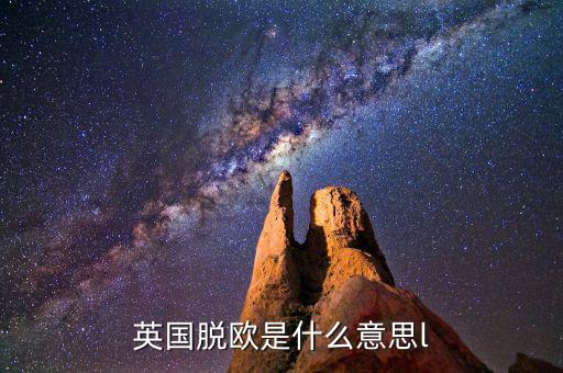 英國公投什么意思，英國脫歐是什么意思l