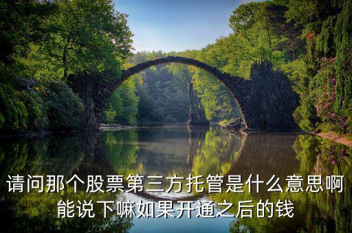 股票托管轉(zhuǎn)入是什么意思，托管轉(zhuǎn)出是什么意思