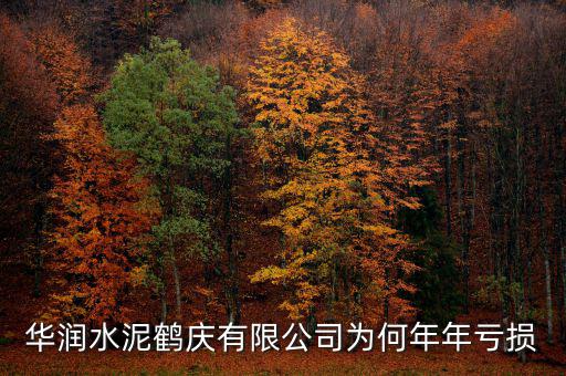 水泥行業(yè)為什么虧損，華潤(rùn)水泥鶴慶有限公司為何年年虧損