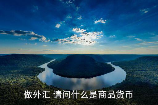 什么是商品貨幣，什么叫做商品貨幣