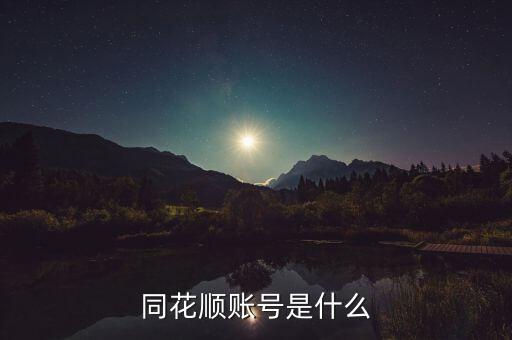 同花順主板賬戶是什么，同花順模擬炒股的交易賬號是什么