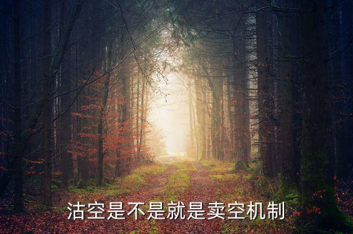 沽空機制是什么，什么是沽空沽空是什么意思