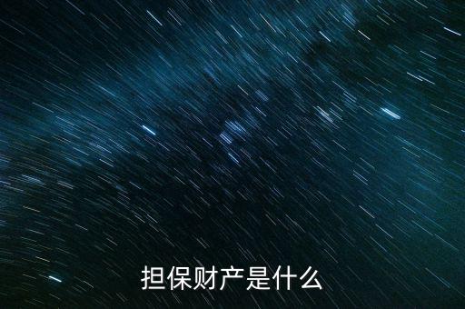 擔(dān)保法定產(chǎn)區(qū)是什么意思，擔(dān)保財產(chǎn)是什么