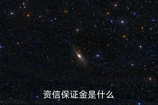 什么叫資信擔保，資金擔保是什么意思