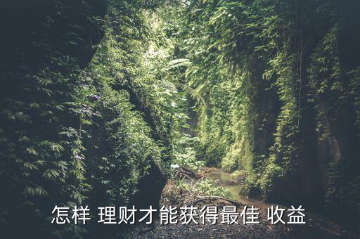 理財軟件怎么提高收益,理財有講究