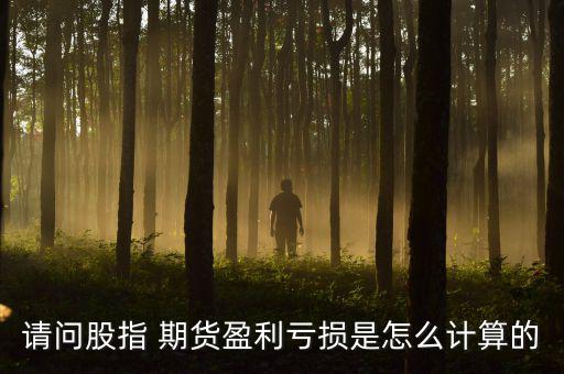 請(qǐng)問(wèn)股指 期貨盈利虧損是怎么計(jì)算的