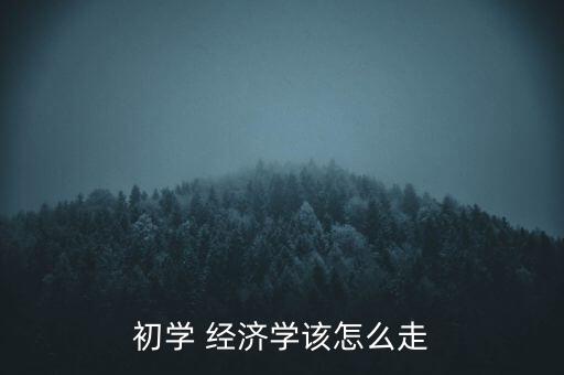 經(jīng)濟怎么走,經(jīng)濟學(xué)習(xí)新手要多關(guān)注經(jīng)濟現(xiàn)象