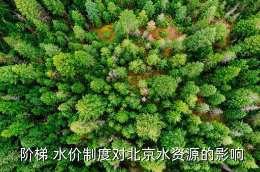  階梯 水價制度對北京水資源的影響