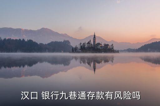  漢口 銀行九巷通存款有風(fēng)險嗎
