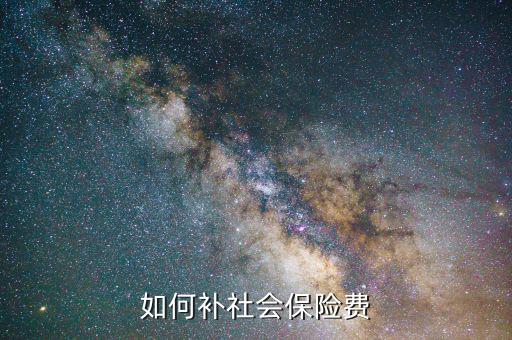 怎么補(bǔ)保險,想全面了解社保?可申請自繳社會保險費(fèi)