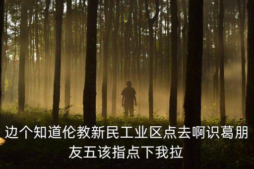 李葛衛(wèi)為什么入新民科技，邊個(gè)知道倫教新民工業(yè)區(qū)點(diǎn)去啊識(shí)葛朋友五該指點(diǎn)下我拉