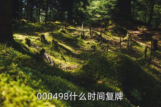 漢鼎股份什么時候復(fù)牌，000498什么時間復(fù)牌